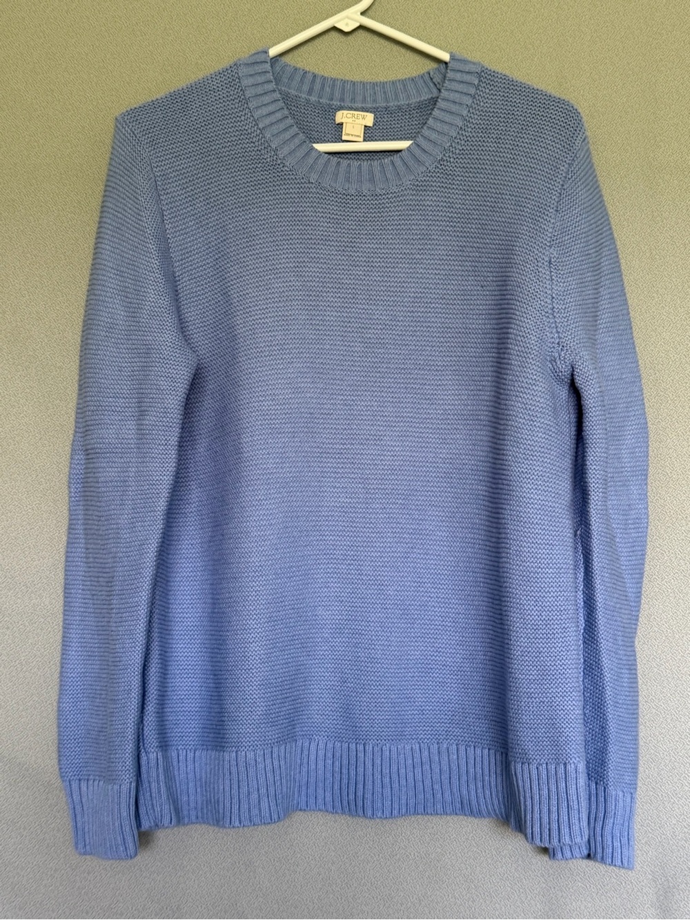 J. Crew Light Blue Crewneck Sweater